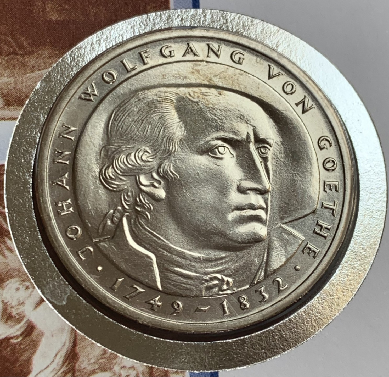 瓶子🏺第88期拍卖会 德国1982年5马克纪念币G厂普制精制 歌德  原封