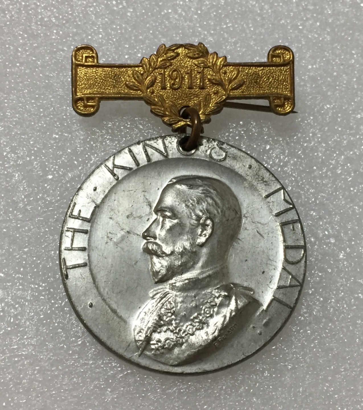 方圆集藏第四期专场 7788-英国1911年乔治五世像 伦敦市政议会纪念章 