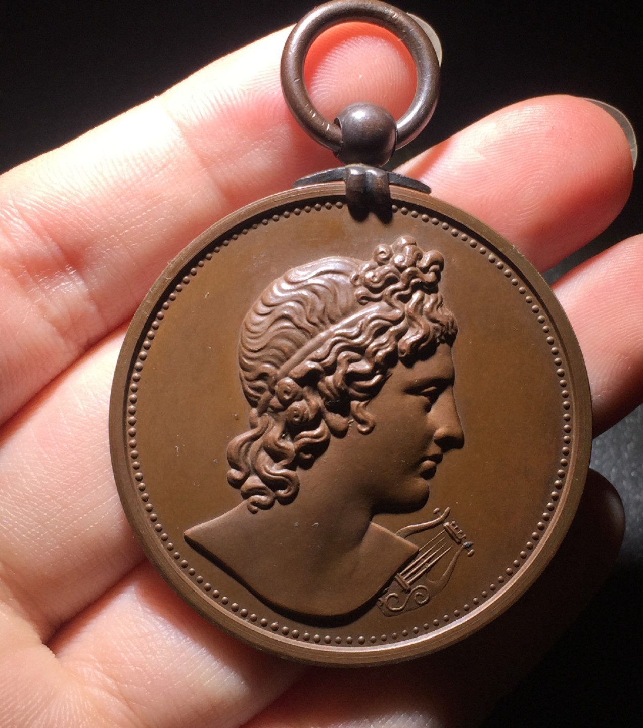 方圆集藏第四期专场 11423-英国1933年皇家音乐学院铜章