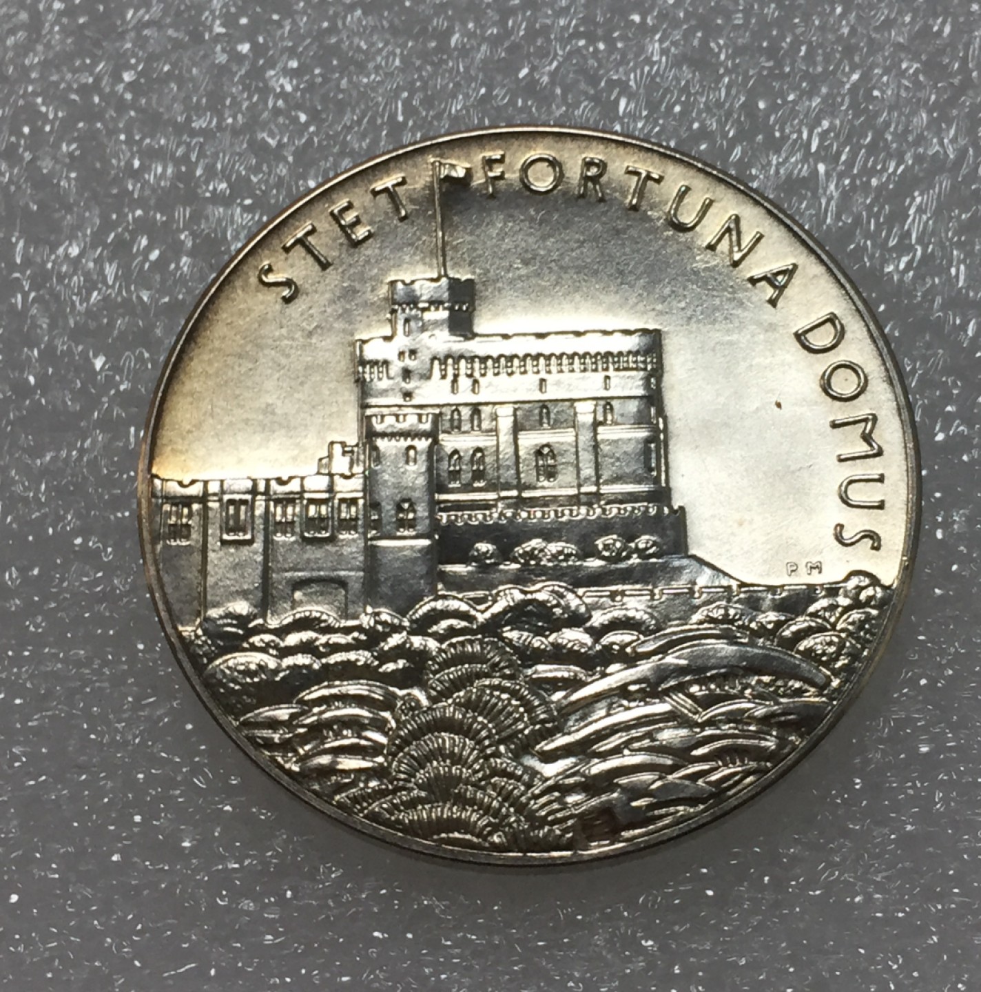 方圆集藏第四期专场 11421-英国1935年乔治五世玛丽皇后登基25周年银禧纪念银章