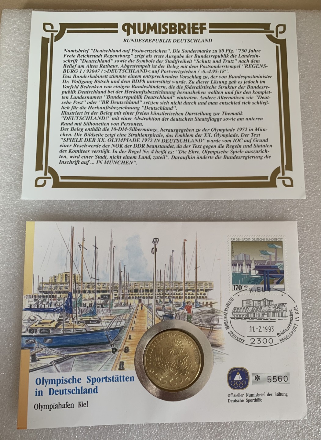 瓶子🏺第88期拍卖会  德国1972年慕尼黑奥运会10马克欧洲纪念银币外国银币原光原封