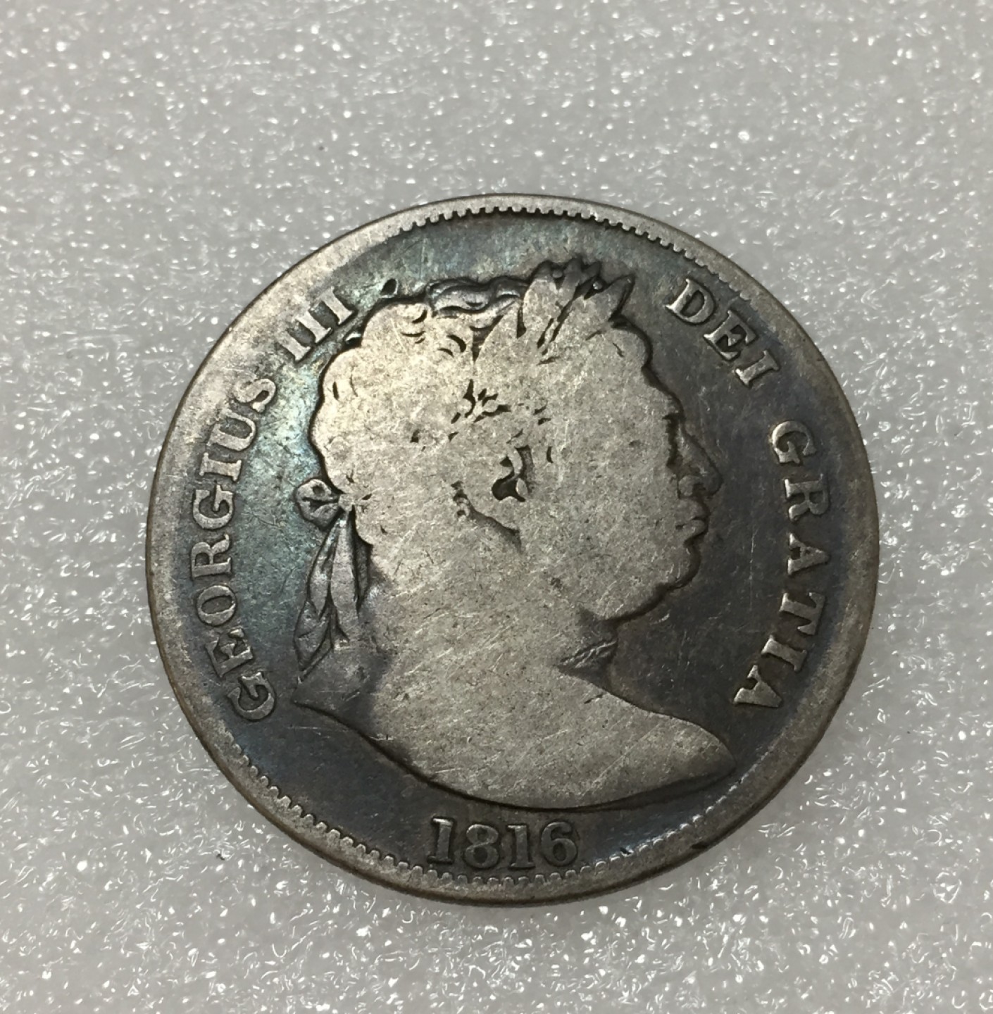 方圆集藏第四期专场 8060-英国1816年乔治三世半克朗银币