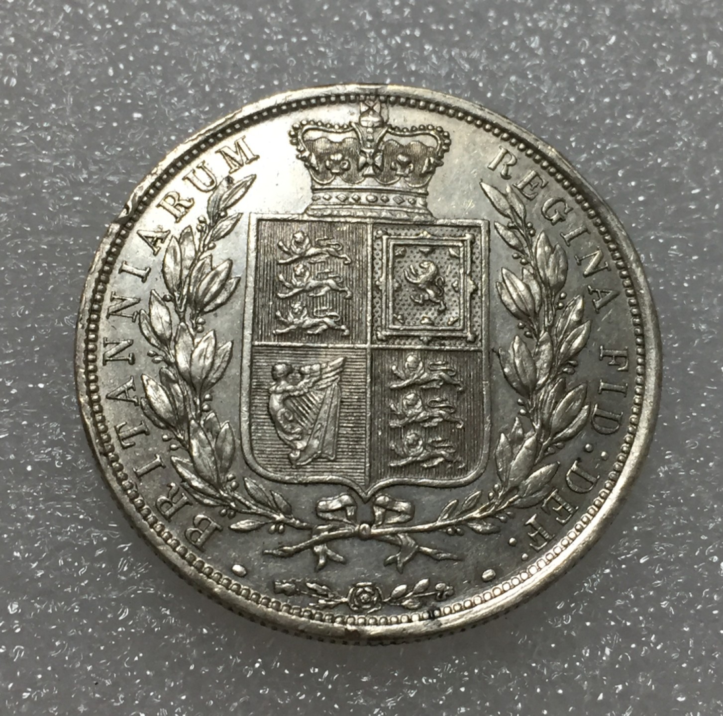 方圆集藏第四期专场 7189-英国1887年维多利亚女王半克朗