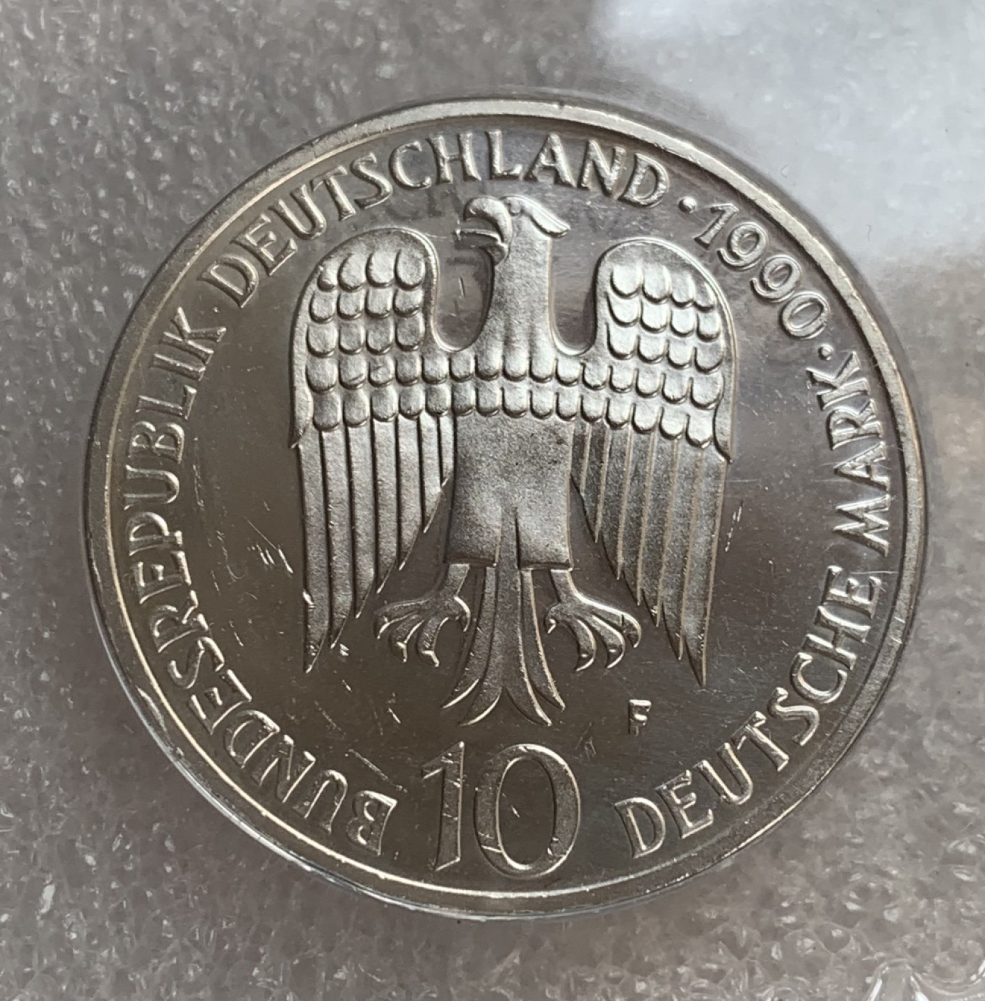 瓶子🏺第88期拍卖会 德国1990年腓特烈一世巴巴罗萨10马克纪念币银币  原封