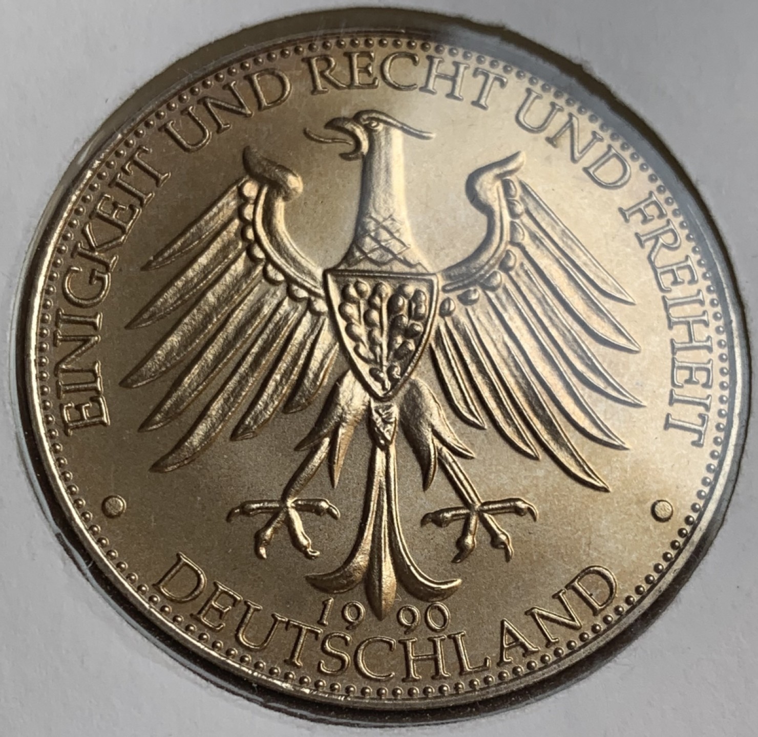 瓶子🏺第88期拍卖会 德国1990年5马克  原封