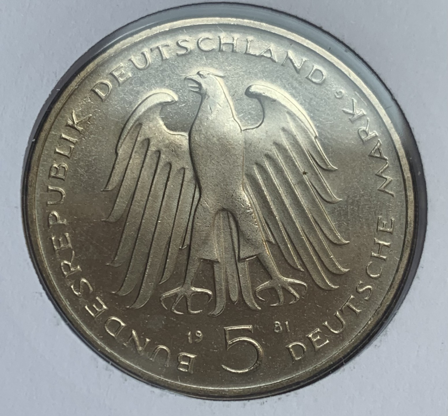 瓶子🏺第88期拍卖会 德国1981年5马克原封