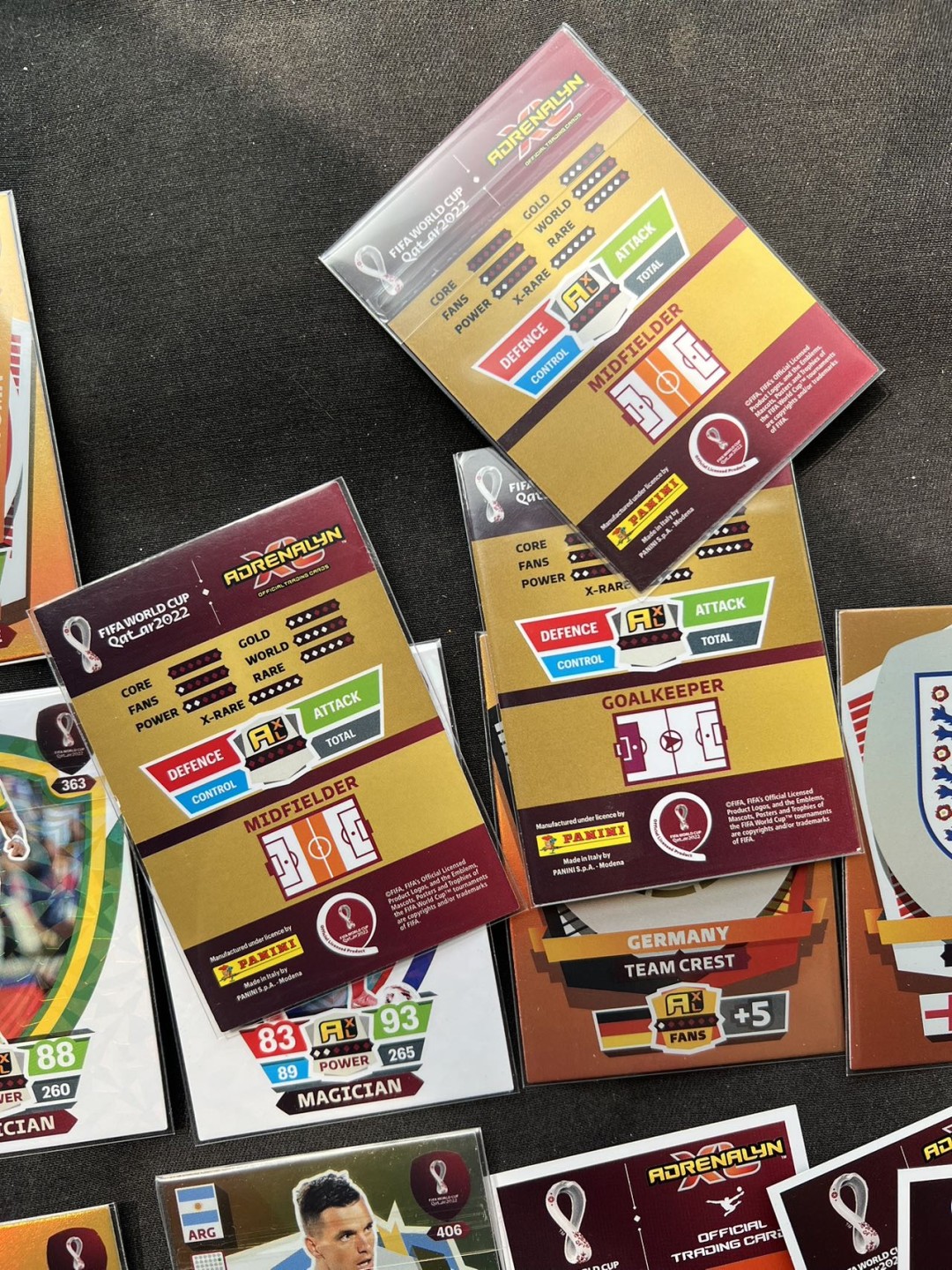 【稀奇送评】福利限时拍【第13期】 【帕尼尼】足球 球星卡 10张 