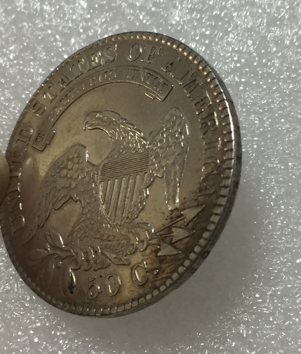 方圆集藏第四期专场 6852-美国1830年带帽50美分半美元银币