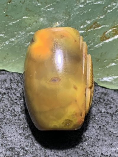 精美亚光战国红玛瑙手工雕刻鲤鱼勒子一个，寓意：富贵有余 - 精美亚光战国红玛瑙手工雕刻鲤鱼勒子一个，寓意：富贵有余