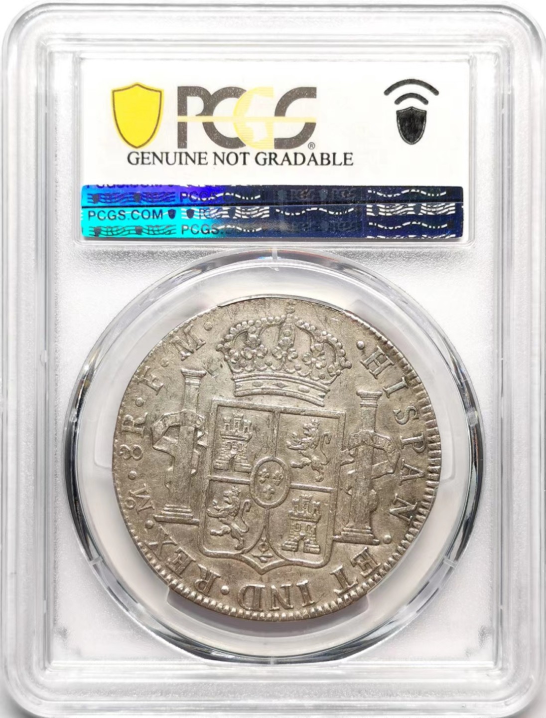 凡希社世界钱币微拍第二百三十六期 1776MO墨西哥卡三双柱PCGS-XFD