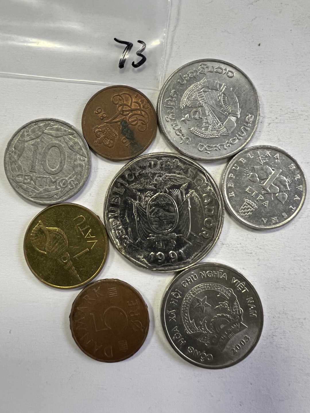 泡泡堂第289期  世界硬币 （无押金，捡漏，全场20包邮，偏远地区除外，接收代拍业务） 硬币一袋73