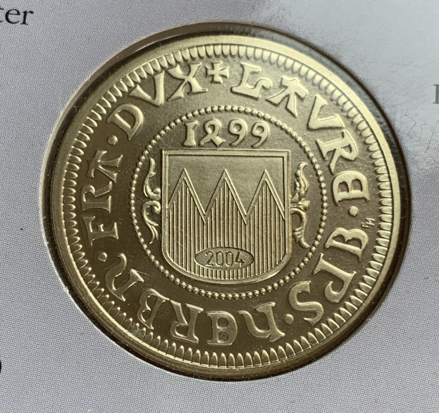 瓶子🏺第88期拍卖会 2004年币章原封