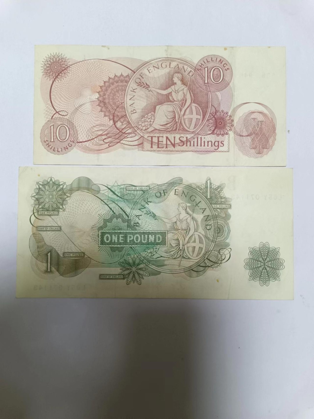 【20230421】非全新纸币第十五场 英国纸币