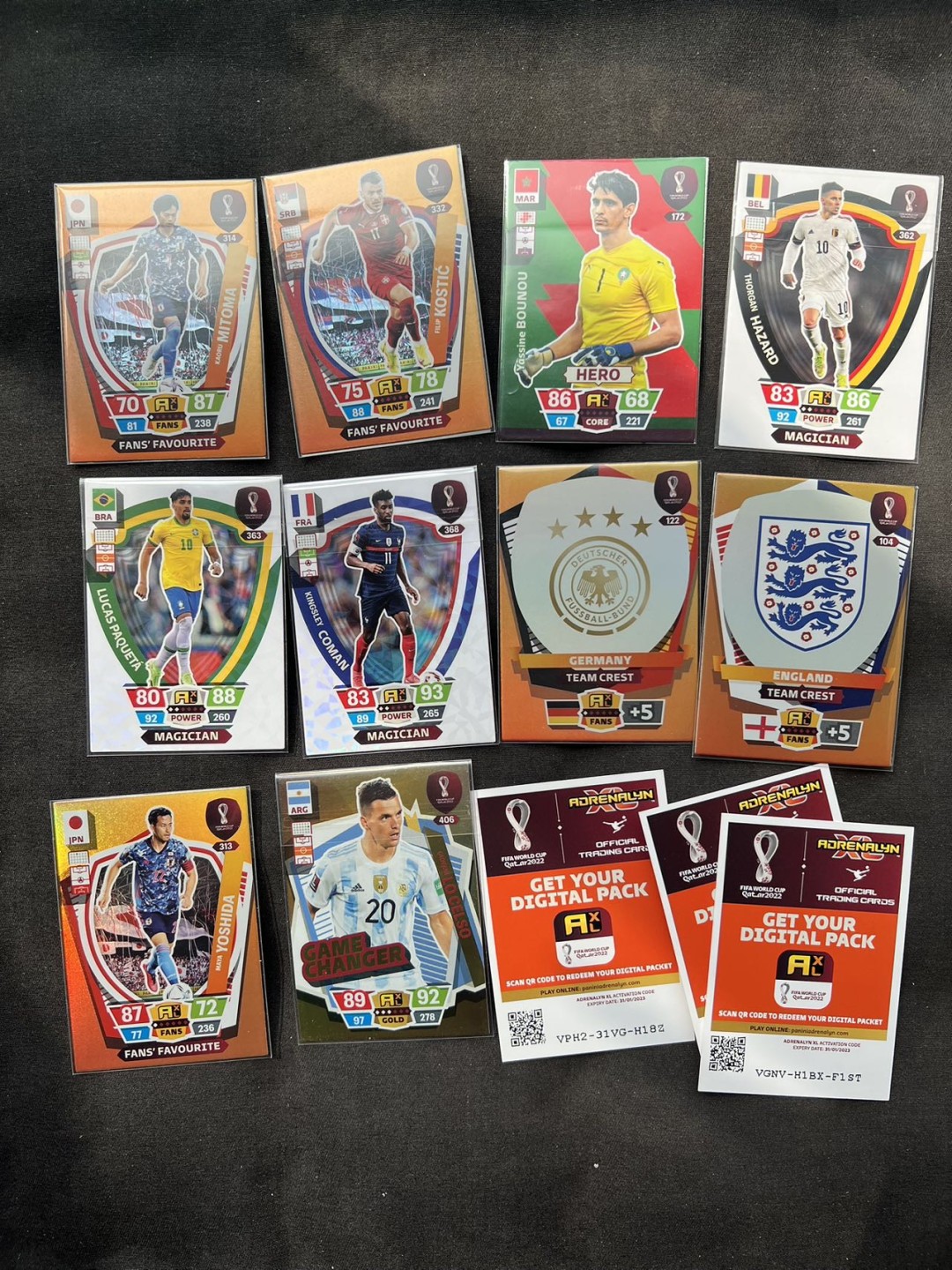 【稀奇送评】福利限时拍【第13期】 【帕尼尼】足球 球星卡 10张 