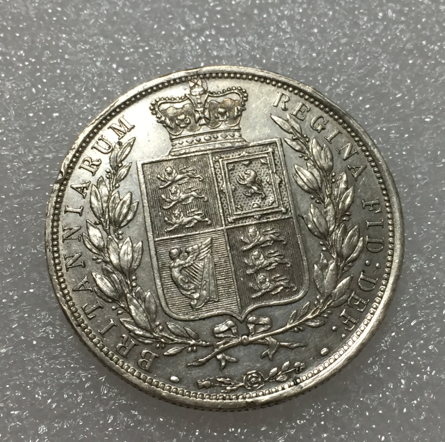 方圆集藏第四期专场 7189-英国1887年维多利亚女王半克朗