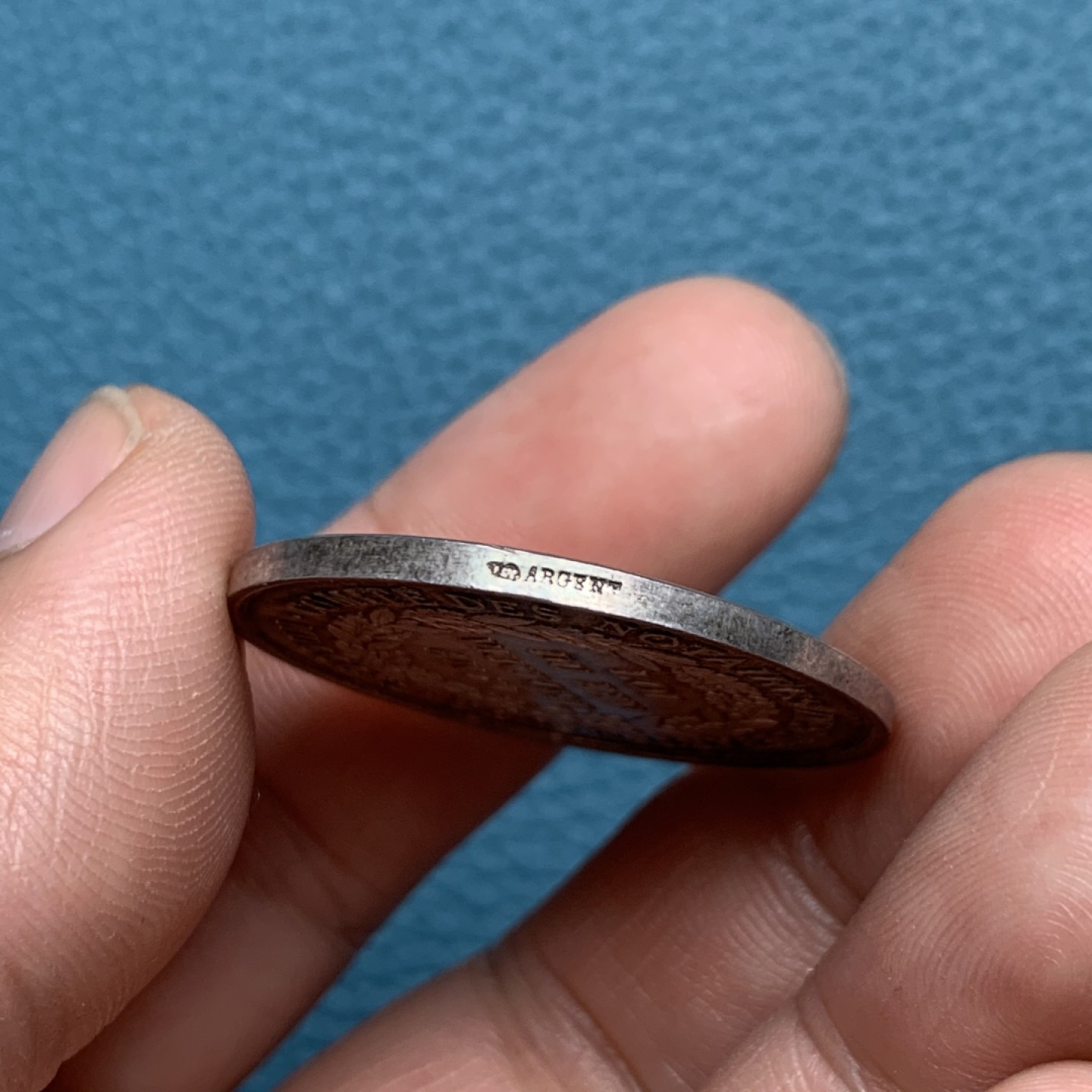 《竞宝斋》第157场-法国八角与章 专场！周日，周一，周四 3场 (全场包邮) 法国银质代币，公证人委员会，正面拿皇 波拿巴，16.1g，32.3mm，丰饶角边铭，黄油光包浆非常看起来非常舒服