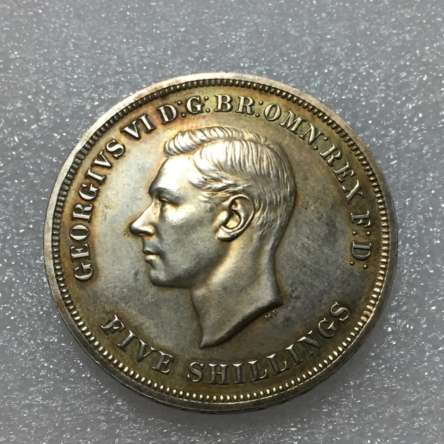 方圆集藏第四期专场 11185-英国1951年乔治六世马剑克朗