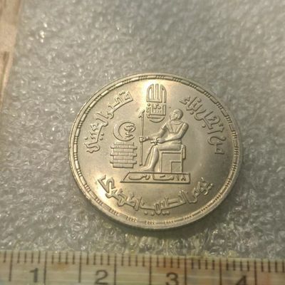 【淘币小摊】第九十五拍  散币场 本周四连拍 周三至周六  满百包邮 - 埃及1980年10皮阿斯特纪念币
