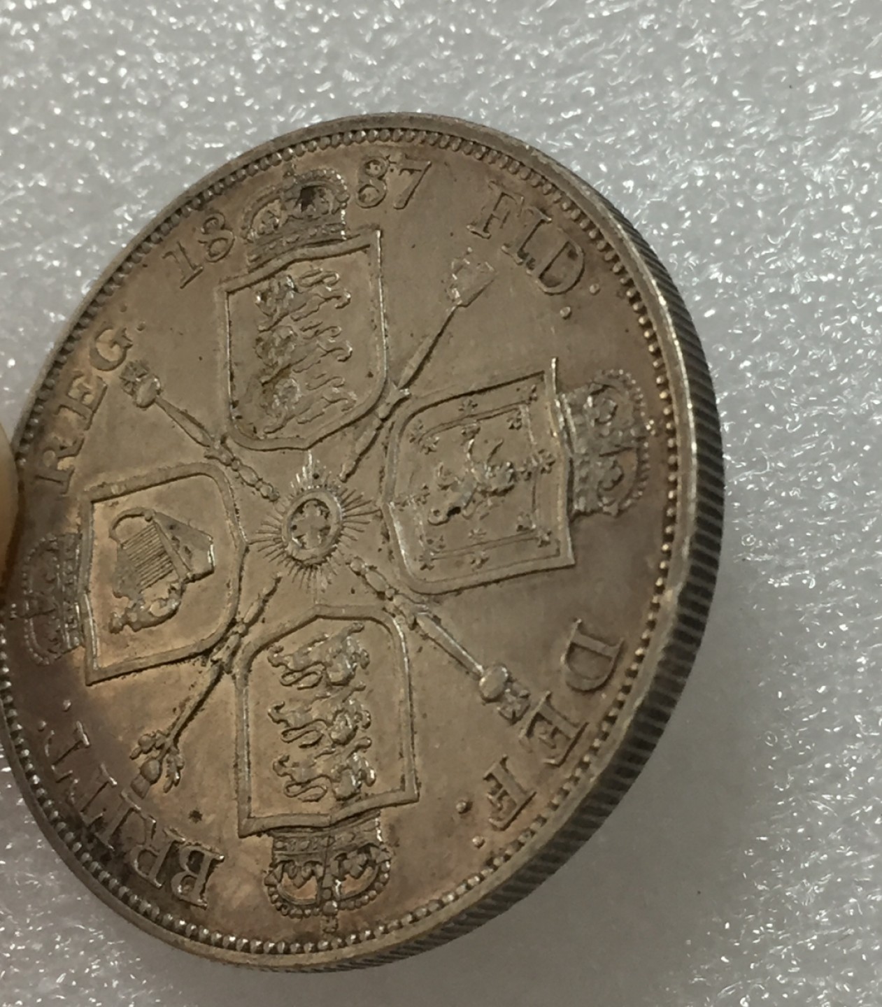 方圆集藏第四期专场 8836-英国1887年维多利亚双弗洛林