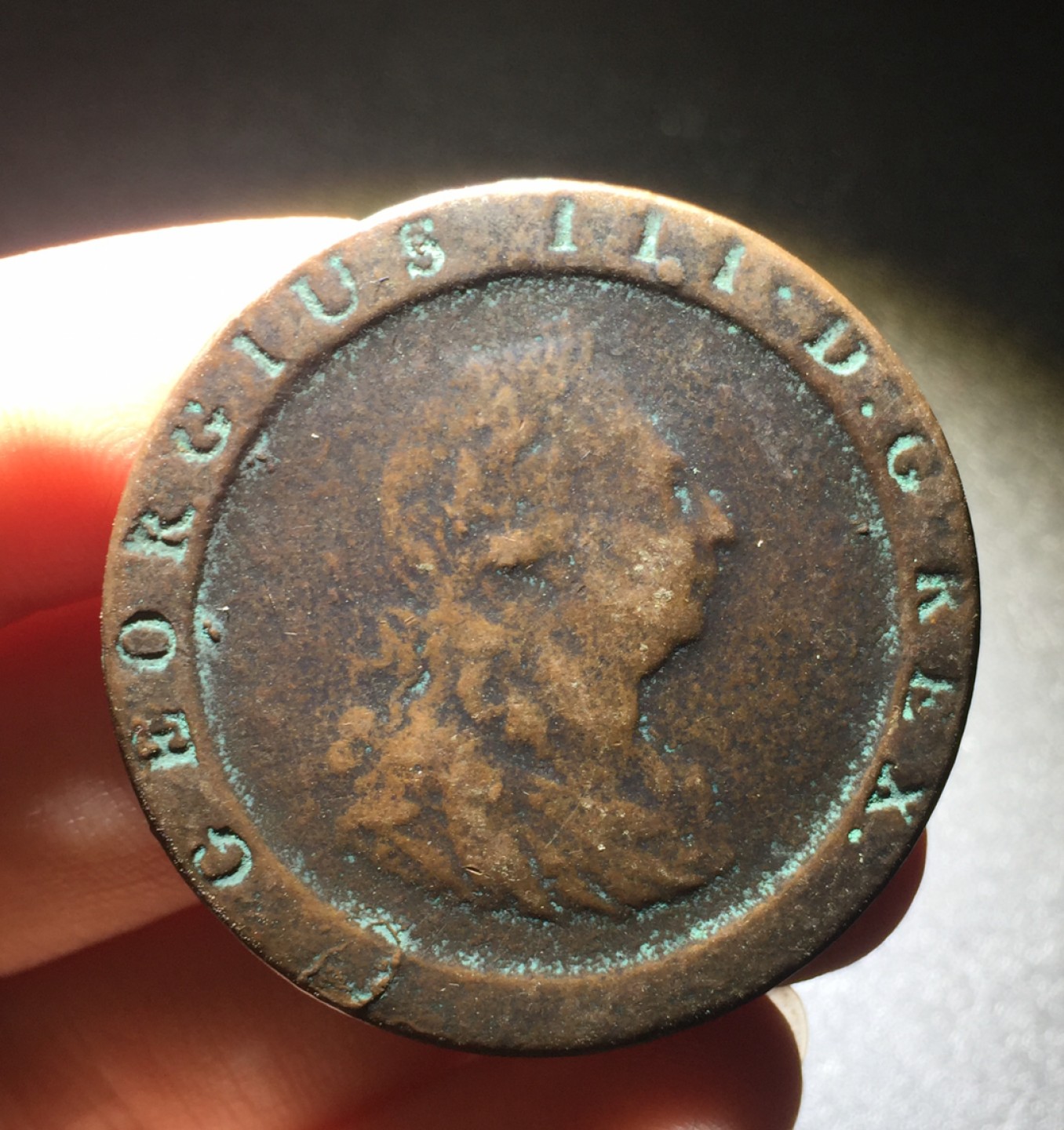 方圆集藏第四期专场 11083-英国1797年乔治三世车轮一便士铜币