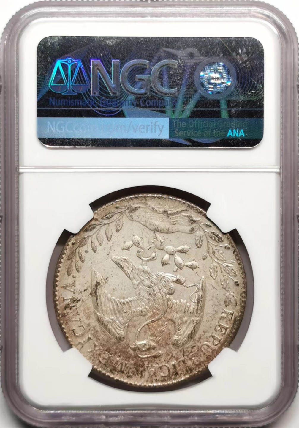 凡希社世界钱币微拍第二百三十六期 1896CN墨西哥花边鹰洋NGC-MS62