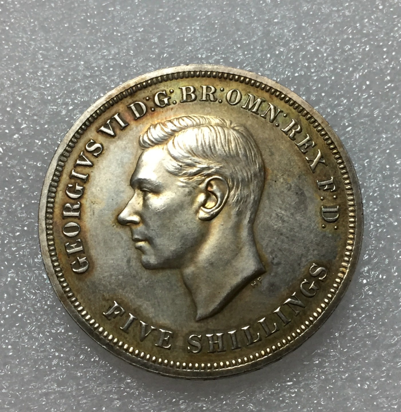 方圆集藏第四期专场 11185-英国1951年乔治六世马剑克朗