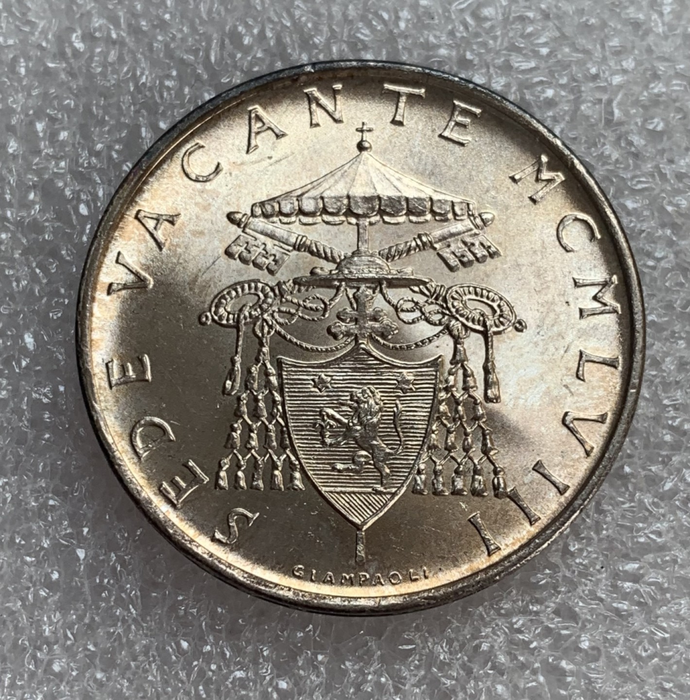 瓶子🏺第88期拍卖会 梵蒂冈1958年500里拉缺位银币