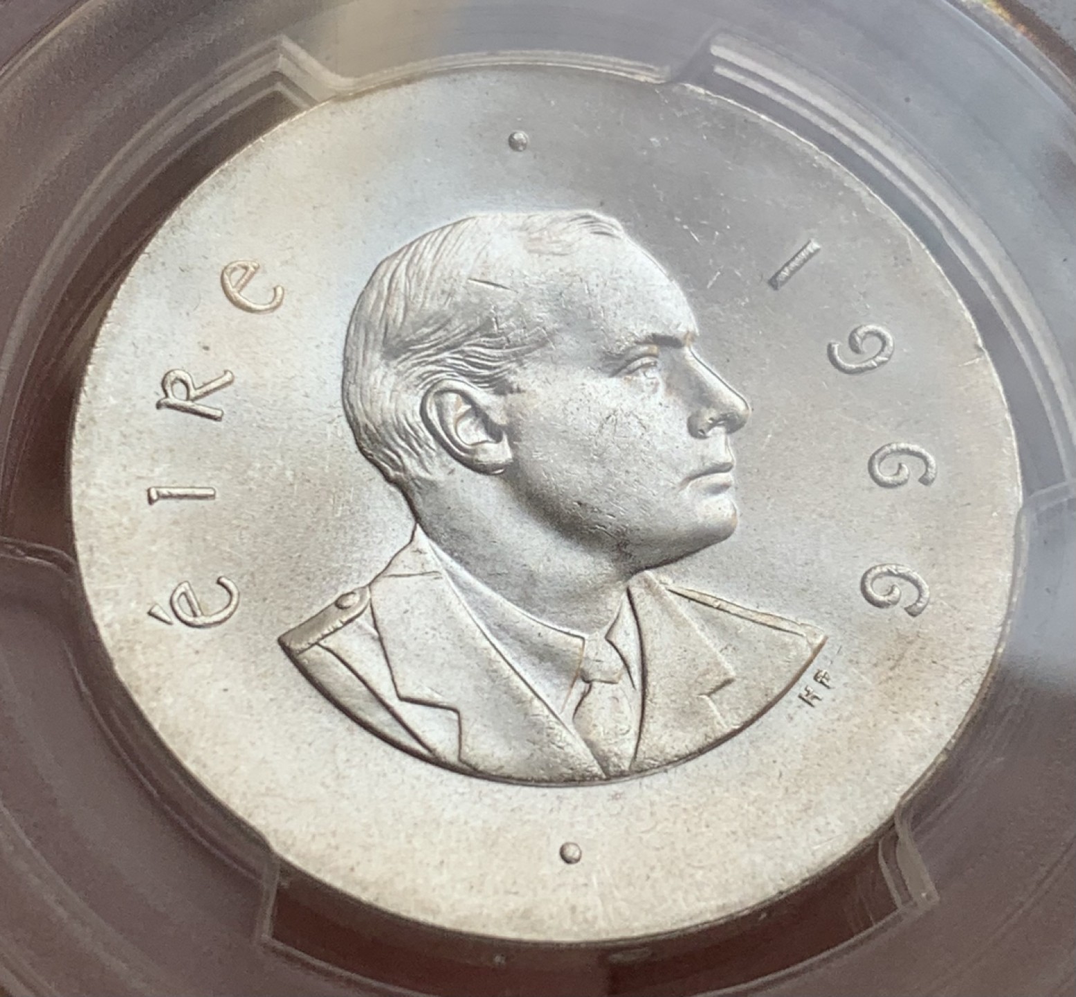 瓶子🏺第88期拍卖会 爱尔兰 1966年 10先令 复活节起义50周年 PCGS  MS64