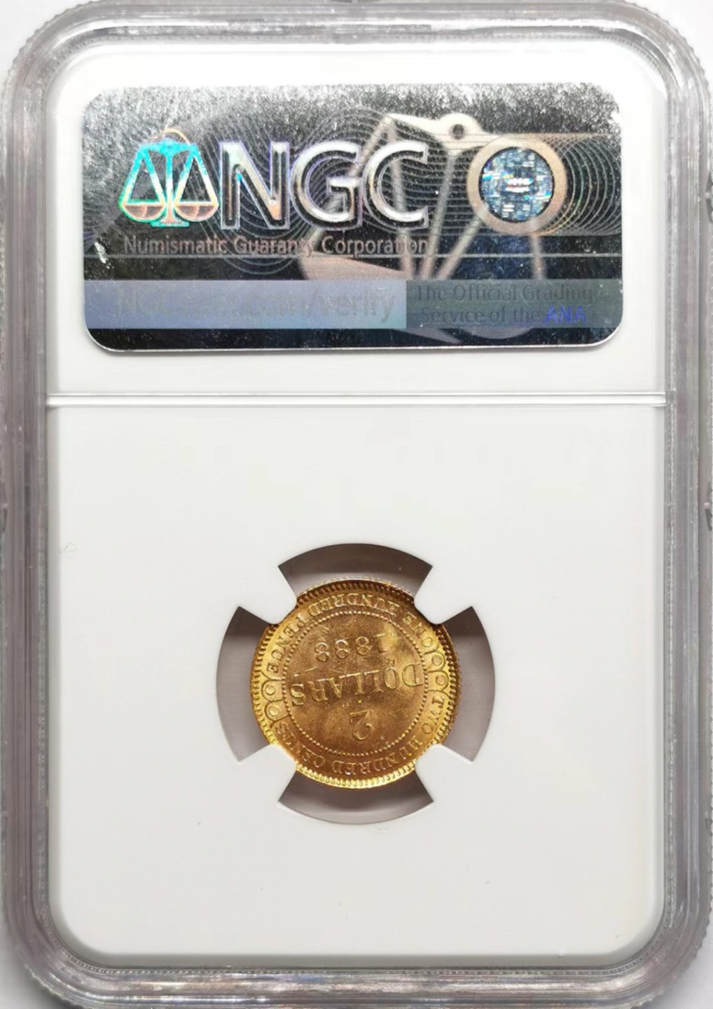 凡希社世界钱币微拍第二百三十六期 1888纽芬兰小维2元金币NGC-UNCD