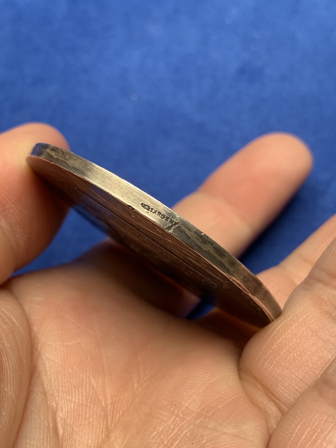 《竞宝斋》第157场-法国八角与章 专场！周日，周一，周四 3场 (全场包邮) 法国银章，鲁昂工业协会，对于科学的奖励，背面是狮身人面的施芬克斯，60.88g，50.3mm，丰饶角边铭