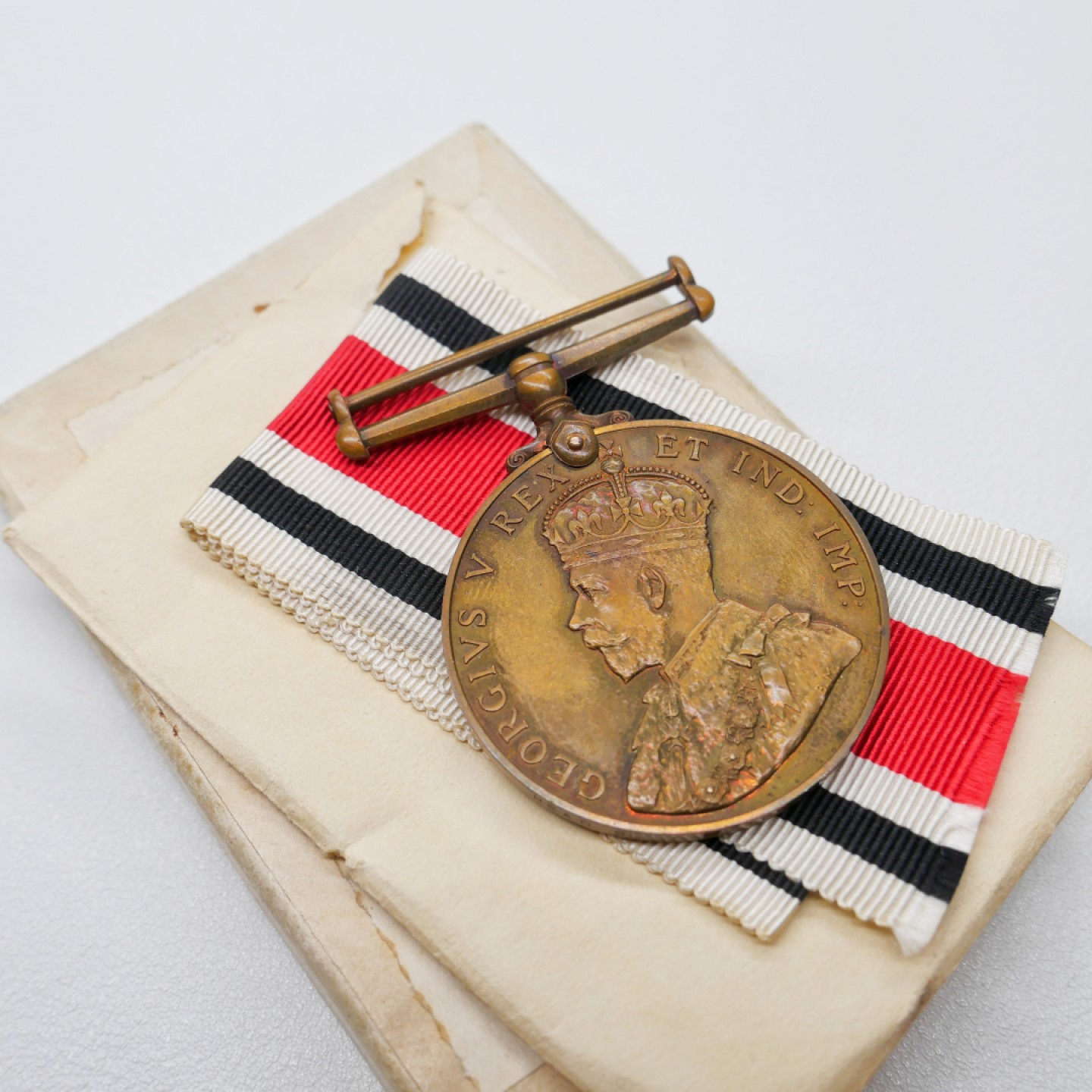 交易所2023-4-22群拍 英国志愿警察长期服役奖章，乔治五世版，原盒