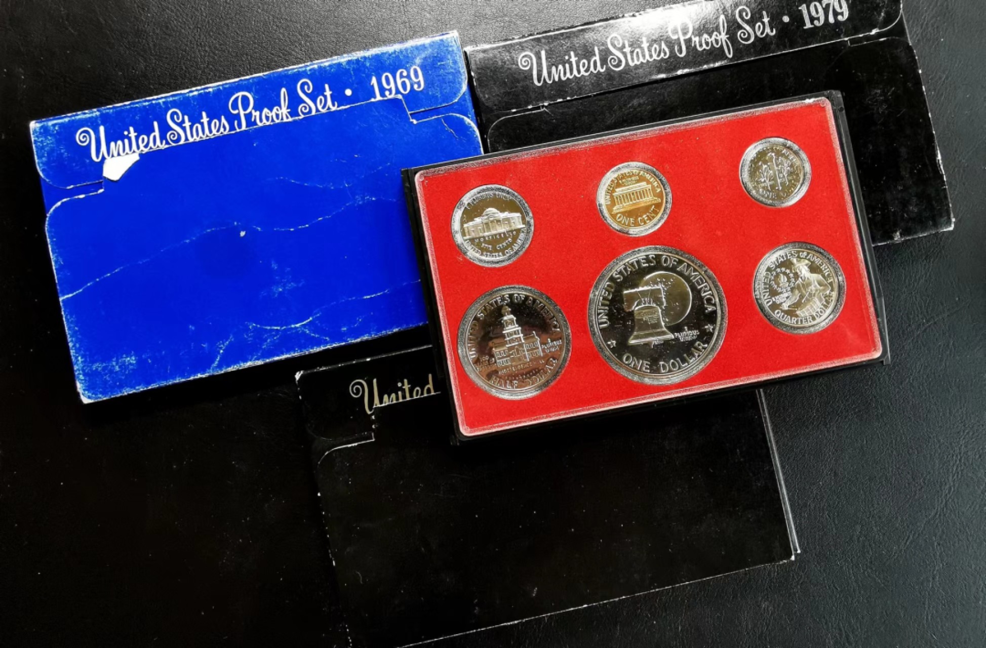 凡希社世界钱币微拍第二百三十六期 1969/76/79美国精铸PS三套一组