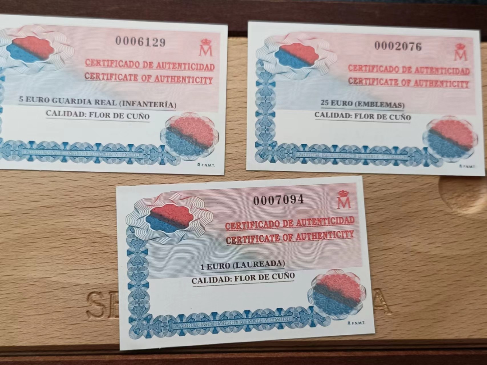 瓶子🏺第88期拍卖会 西班牙1998年欧元大银币精制套币  三枚币重量分别为168.75克33.62克6.72克