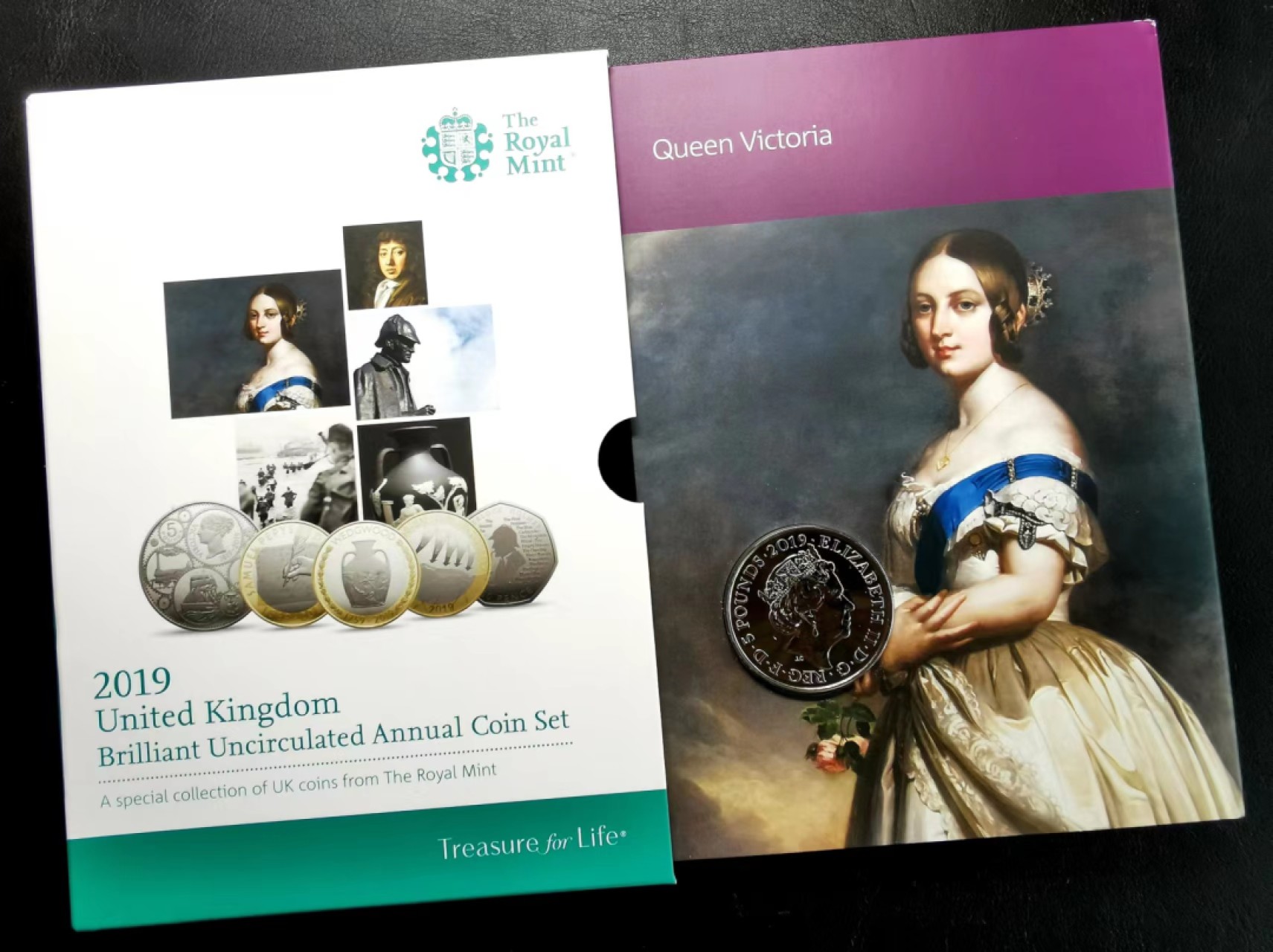凡希社世界钱币微拍第二百三十六期 2019英国MINT SET维多利亚和她的时代 原装！