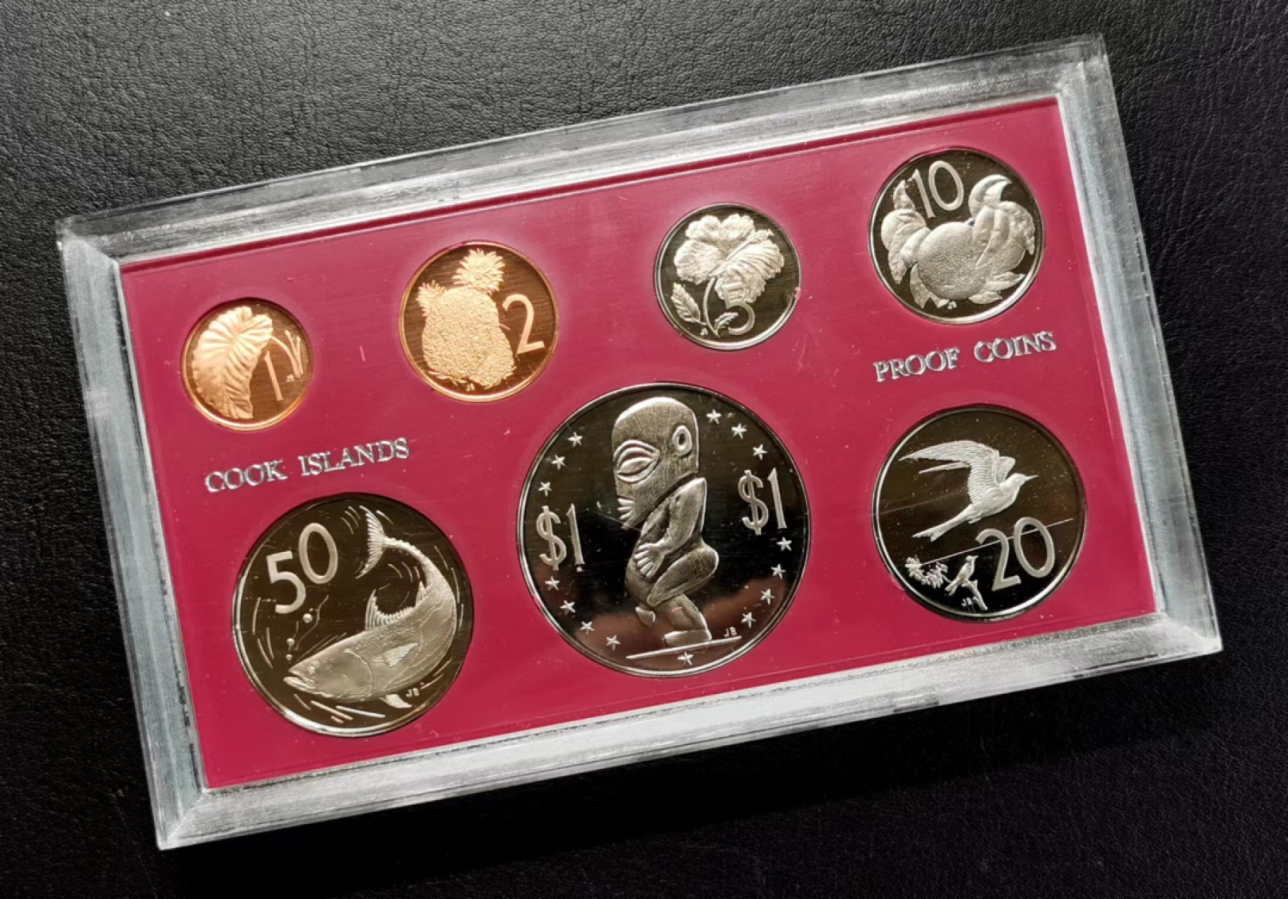 凡希社世界钱币微拍第二百三十六期 1972库克群岛精铸PS