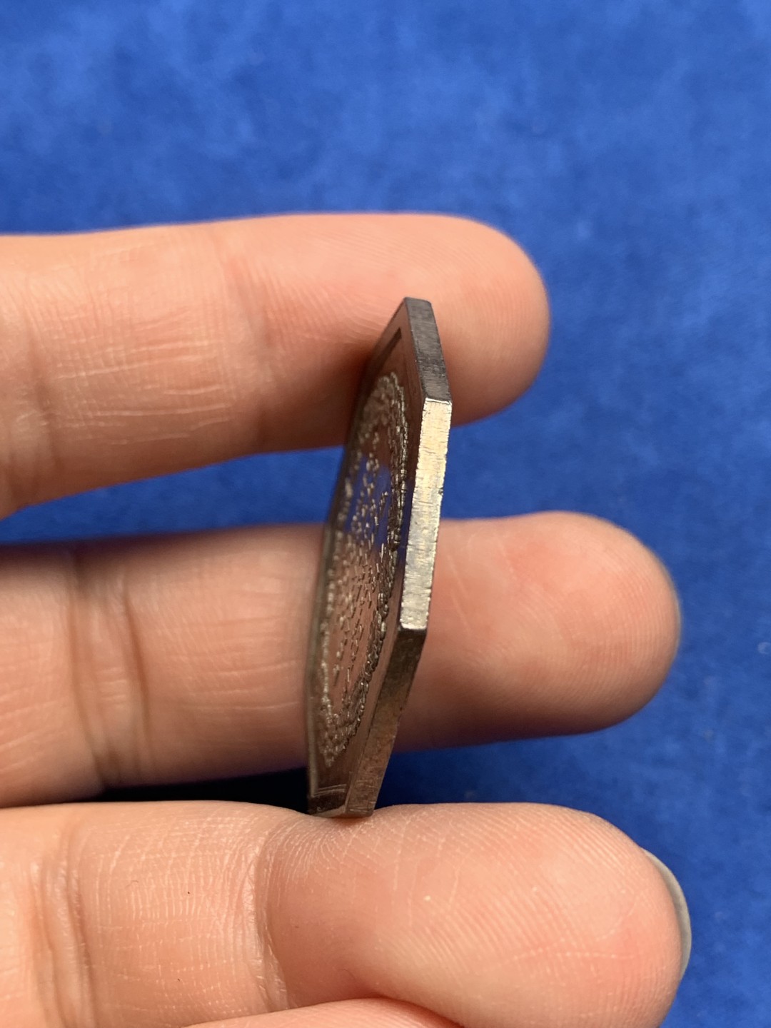 《竞宝斋》第157场-法国八角与章 专场！周日，周一，周四 3场 (全场包邮) 法国八角银质代币，巴黎火灾互助保险公司，14.3g，33.8mm，早期无边铭，小火龙原味五彩实属难得