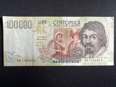 泡泡堂微拍第136幕硬币、纸币捡漏可累计专场👿👿，累计满二十元包邮，接受代拍业务 - 意大利10万里拉