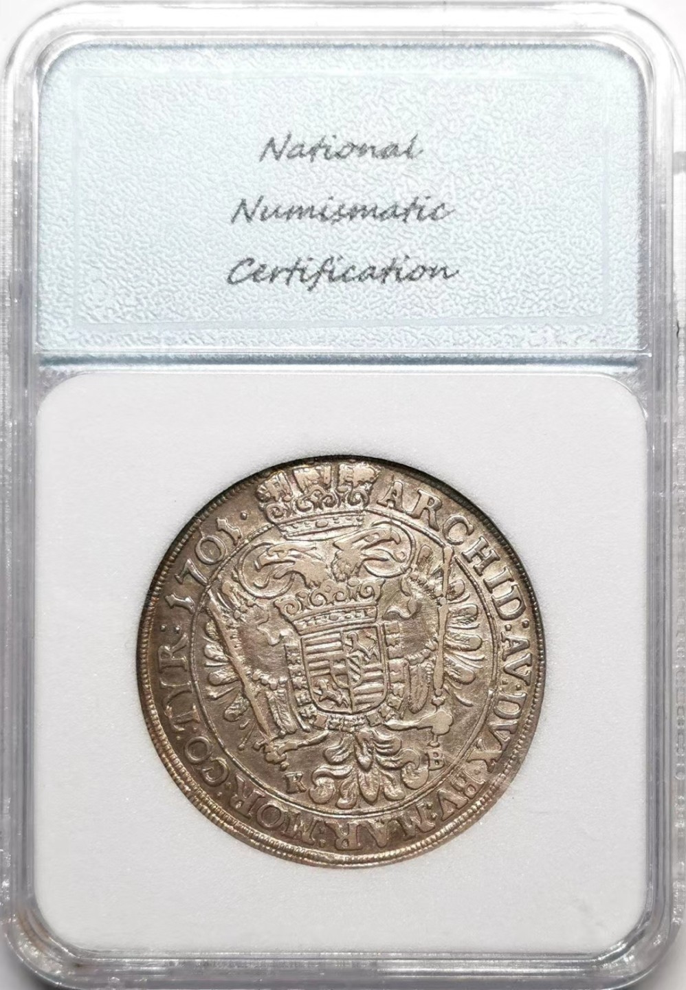 凡希社世界钱币微拍第二百三十六期 1701神罗匈牙利利奥波德1/2泰勒AU