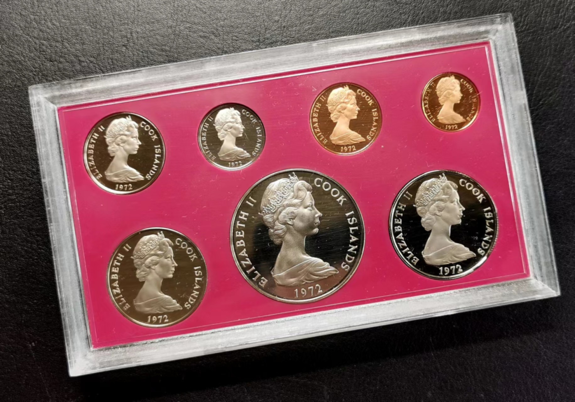 凡希社世界钱币微拍第二百三十六期 1972库克群岛精铸PS