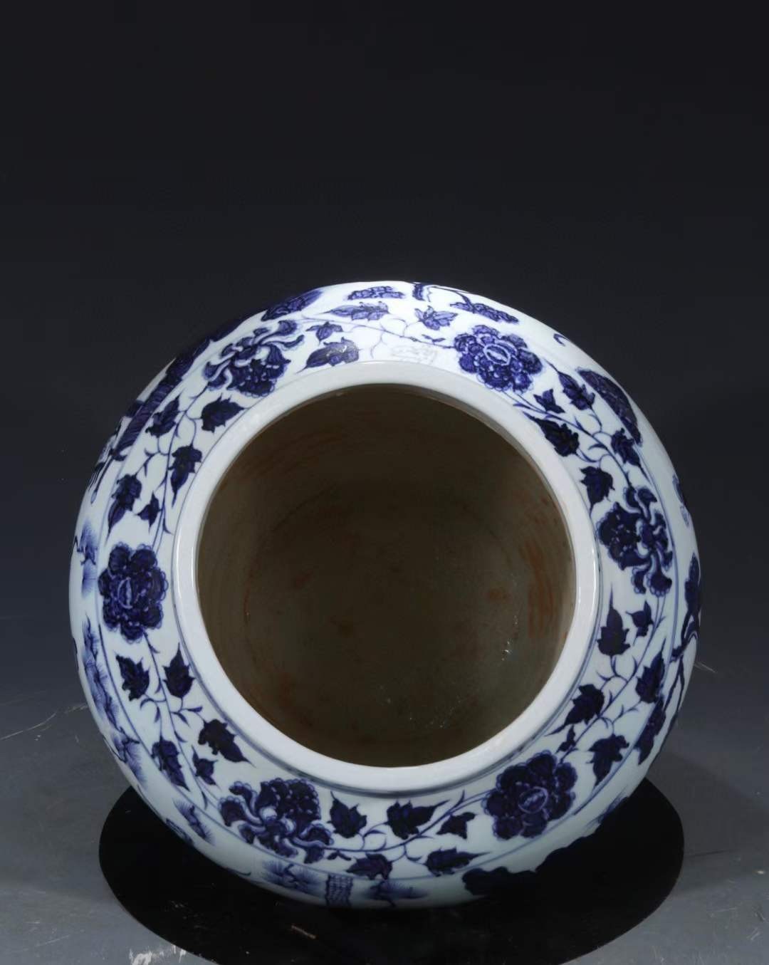 旧藏 元青花【武松打虎景阳冈】人物故事纹罐