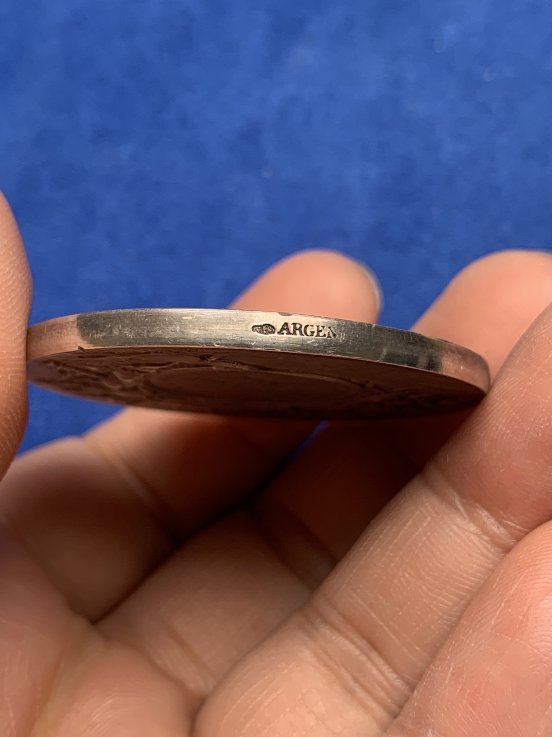 《竞宝斋》第157场-法国八角与章 专场！周日，周一，周四 3场 (全场包邮) 法国银章，1900年拉瓦雷讷垂钓者爱好协会，48.6g，46.3mm，丰饶角边铭