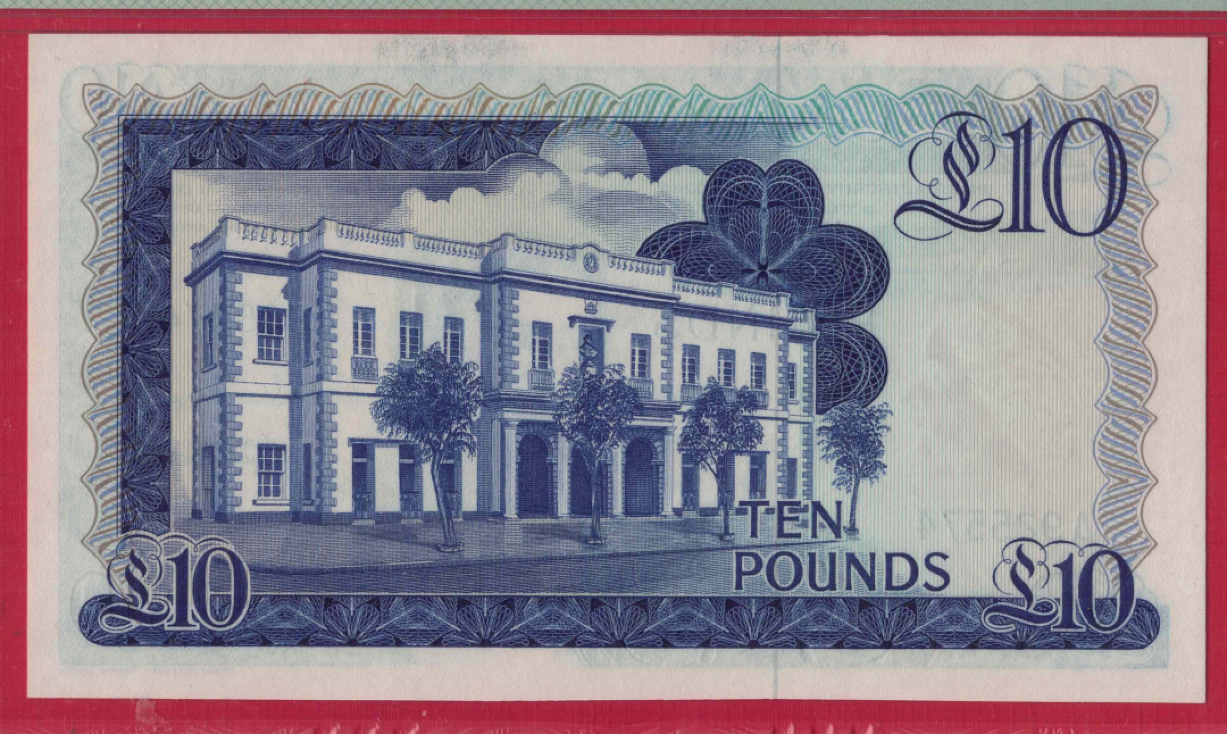 直布罗陀10镑 1986年 A冠 P-22b 欧洲纸币 实物图 UNC