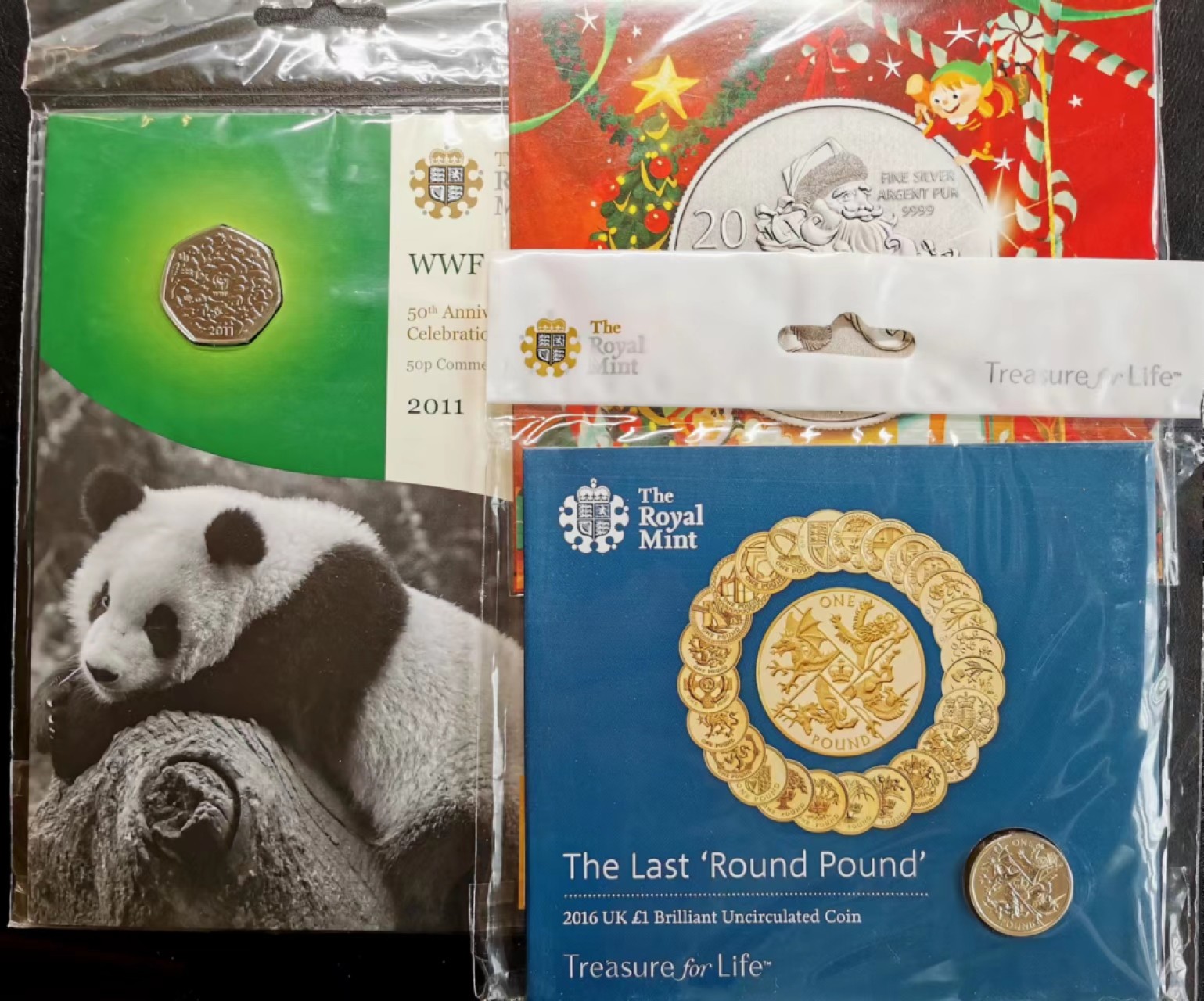 凡希社世界钱币微拍第二百三十六期 英国加拿大纪念币套装三种原厂包装！