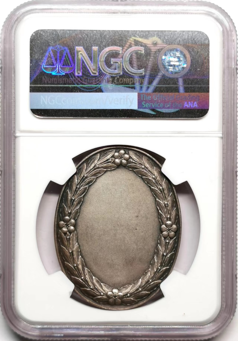 凡希社世界钱币微拍第二百三十六期 1932德国纪念瑞典国王古斯塔夫椭圆银章NGC-MS64哥茨作品！