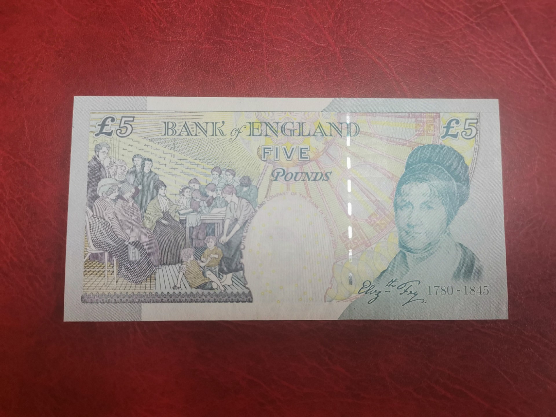 英国纸币 LL首签补号 E序5英镑 2002年 Pick#391b* 全新UNC