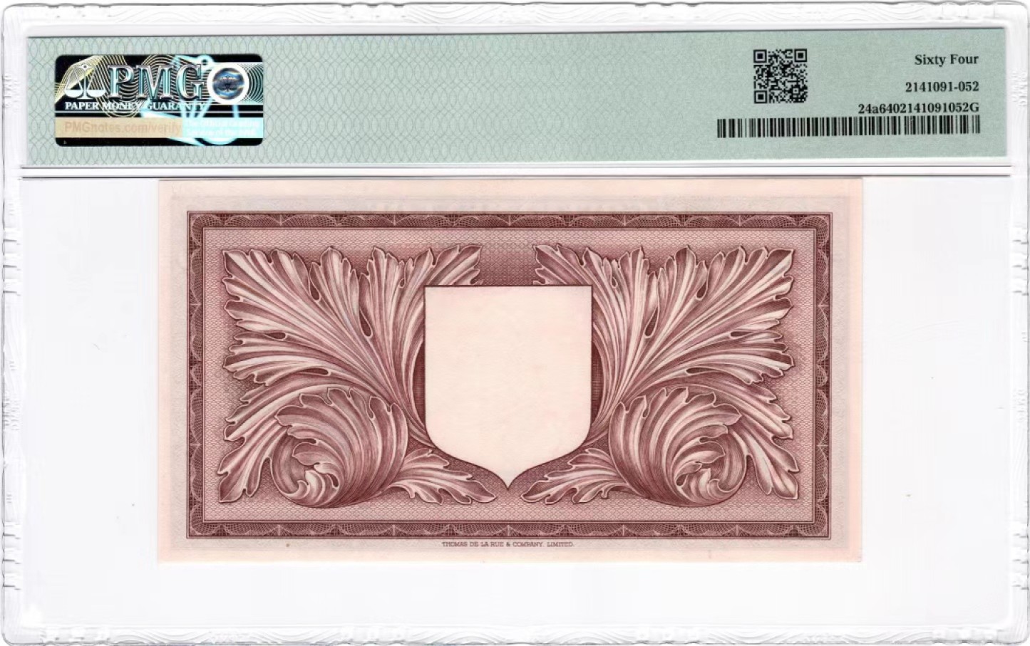 【Blue Auction】✨世界纸币精拍第317期——小精品场 马耳他 1949年1镑 大冠女王 PMG64