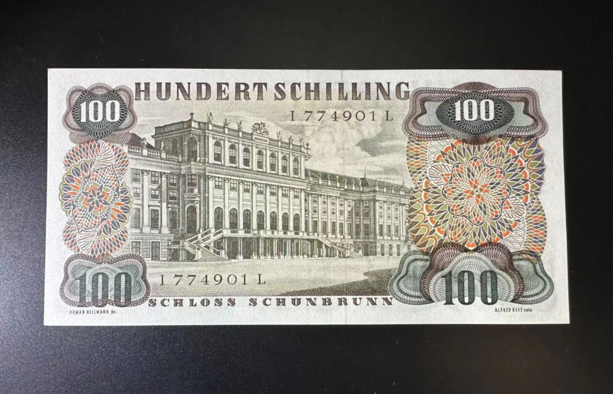 【Blue Auction】✨世界纸币精拍第317期——小精品场 奥地利 1960年100先令 斯特劳斯 全新UNC