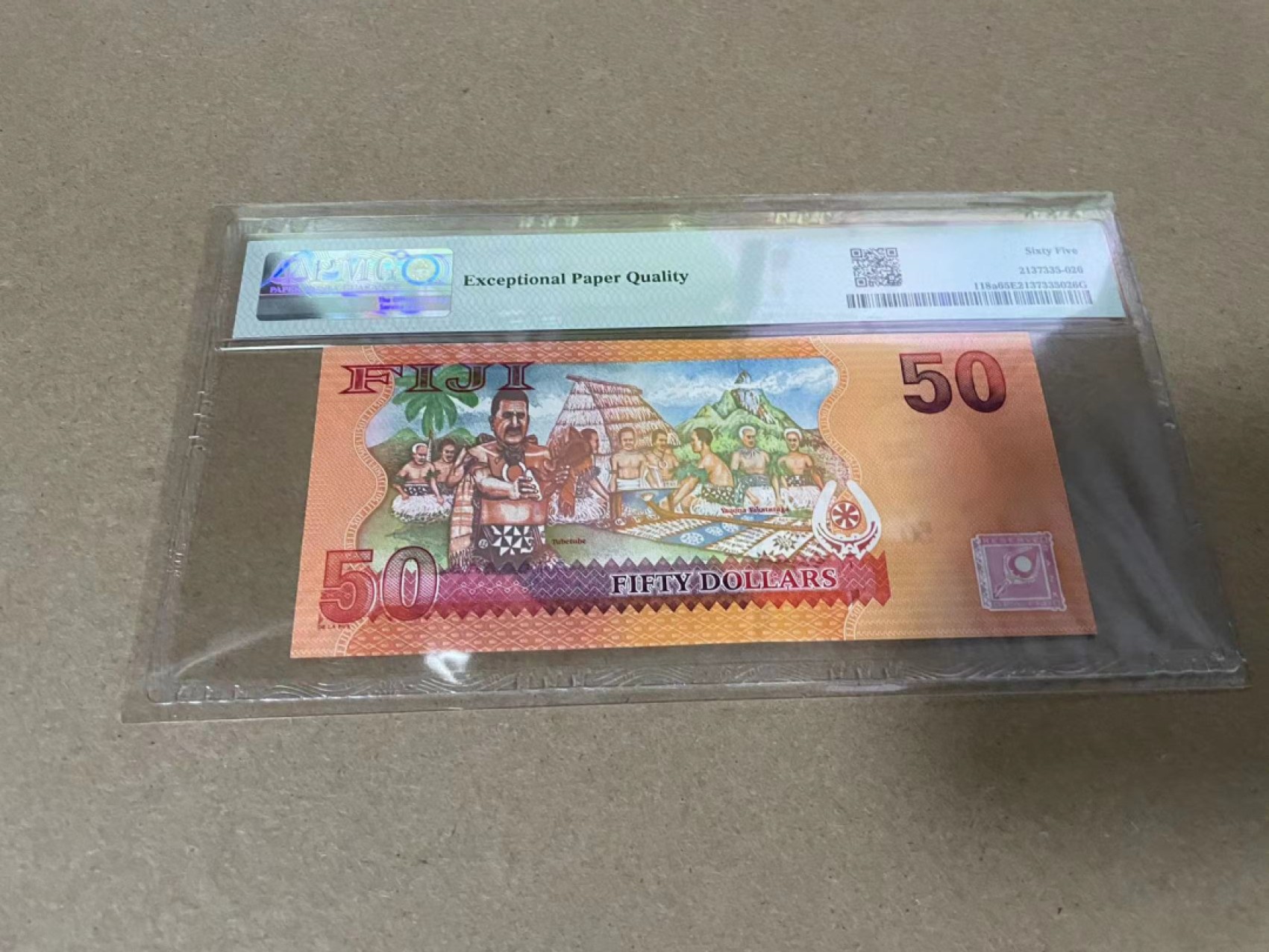 【Blue Auction】✨世界纸币精拍第317期——小精品场 【无47】斐济  2013年50元 PMG65EPQ