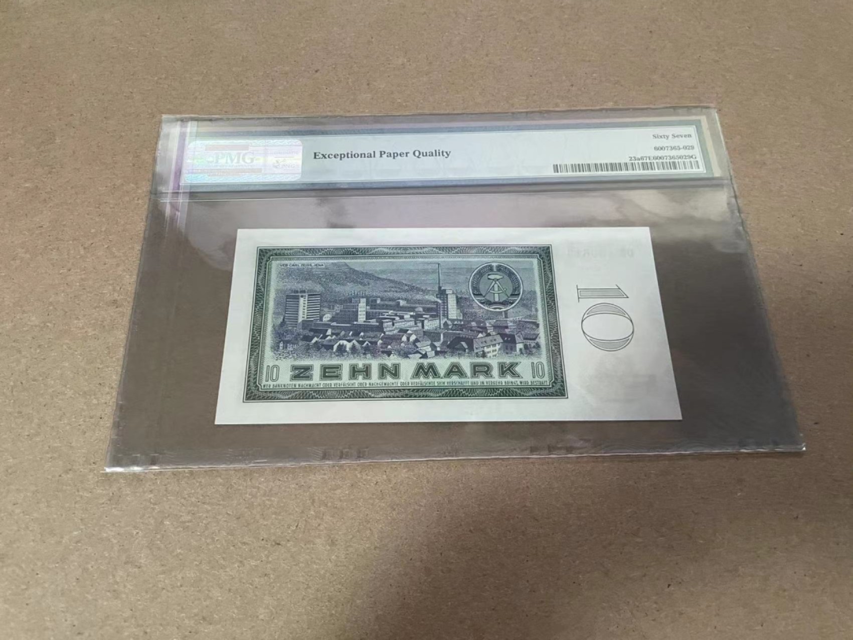 【Blue Auction】✨世界纸币精拍第317期——小精品场 德国 1967年10马克 PMG67EPQ 