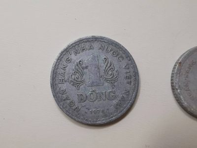 238.【鲸贝乐淘★两拍包邮】三字经·第“亲师友，习礼仪”号拍卖 【越南🇻🇳】1976年越南流通硬币全套4枚，流通品相如图